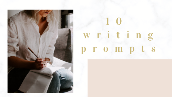 10 Writing Prompts Blog Post Heading